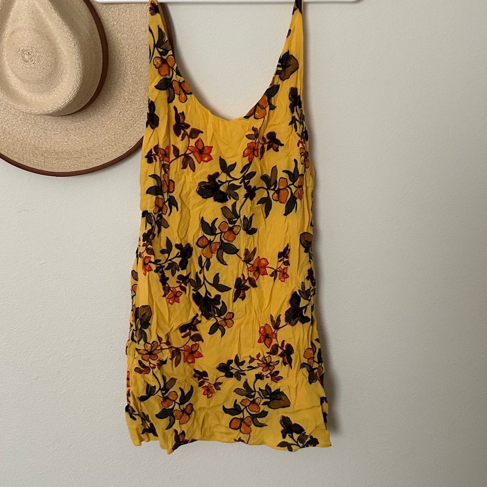 Floral Yellow Dress